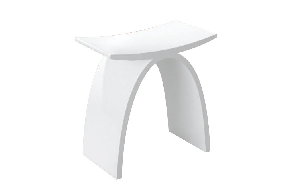 Best Design Solid stoel Lucky mat wit