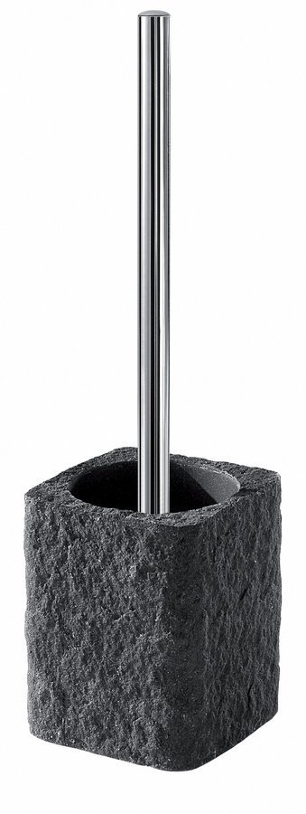 Sapho Aries vrijstaande toiletgarnituur 10.4x37.4 cm steen look antraciet