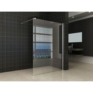 Wiesbaden Comfort inloopdouche 1400 x 2000 x 8 mm nano helder glas/chroom