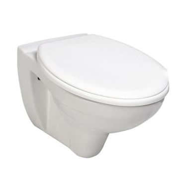 Aqualine Taurus hangend toilet 36x54,5cm wit