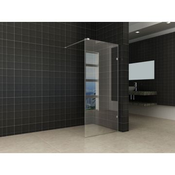 Wiesbaden Less inloopdouche 800 x 2000 x 8 mm nano helder glas/chroom