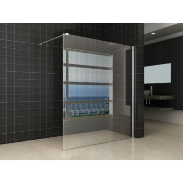 Wiesbaden Comfort inloopdouche 1600 x 2000 x 8 mm nano helder glas/chroom