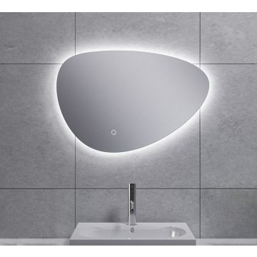 Wiesbaden Uovo spiegel ovaal met LED, dimbaar 60 cm