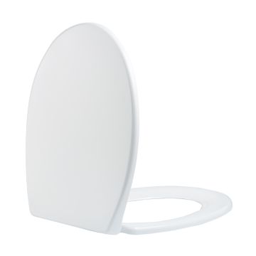 Wiesbaden Ultimo 3.0 softclose one touch toiletzitting met deksel wit