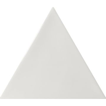 Quintessenza 3LATI driehoek tegel 13,2x11,4 Grigio Chiaro Lucido