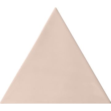 Quintessenza 3LATI driehoek tegel 13,2x11,4 Rosa Lucido