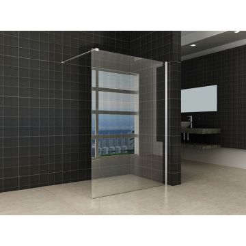 Wiesbaden Comfort inloopdouche 1300 x 2000 x 10 mm nano helder glas/chroom