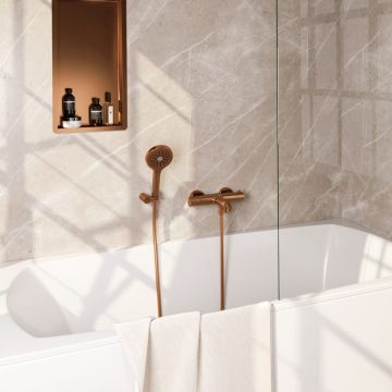 Brauer Copper Edition opbouw baddouche met ronde handdouche koper