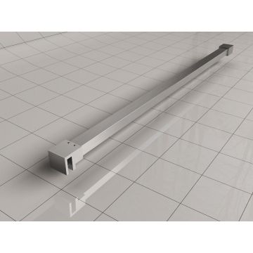 Wiesbaden Slim stabilisatiestang 120 cm geborsteld staal