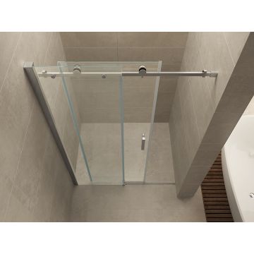 Wiesbaden Slide nis schuifdeur 1700 x 2000 x 8 mm nano helder glas/chroom