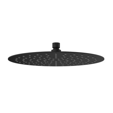 Wiesbaden Ufo hoofddouche rond 30 cm mat zwart