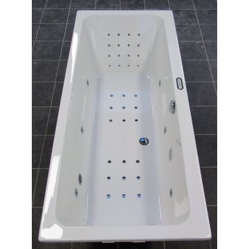 Xenz Kristal bubbelbad WP7 180x80 wit