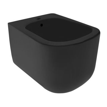 Kerasan-Tribeca-wandbidet-35x54cm-mat-zwart
