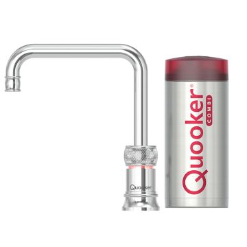 Quooker Classic Nordic Square single tap chroom COMBI