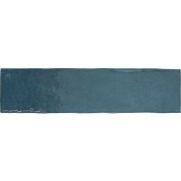 Revoir Paris Atelier wandtegel 6x25 blue marine glossy