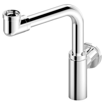 Sapho ruimtebesparende siphon 54 32 chroom