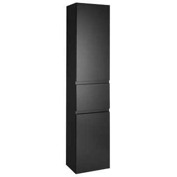 aqualine-altair-kolomkast-met-wasmand-184x40-mat zwart