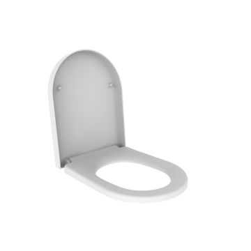 Wiesbaden Vesta toiletzitting softclose en quick release mat wit