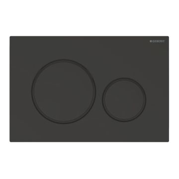 Geberit Sigma 20 drukplaat easy to clean mat zwart
