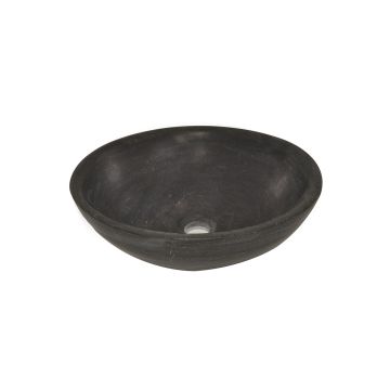 Wiesbaden Raw waskom rond 40x14 cm hardsteen gezoet