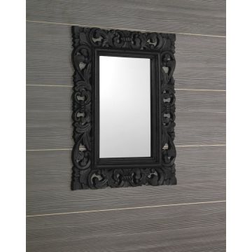 Sapho Samblung spiegel met houten lijst 60x80 zwart