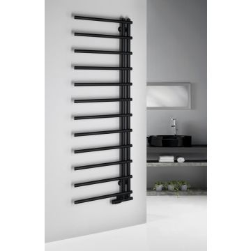 sapho-justina-radiator-zijaansluiting-50x150-mat-zwart