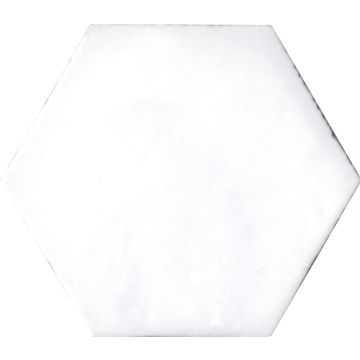 Alcoceram hexagon tegel Manual Exagono 10X11,5 Mate Blanco