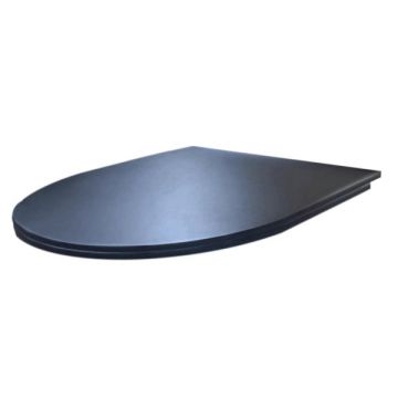 Best Design Morrano-53 toiletzitting softclose 53cm mat zwart
