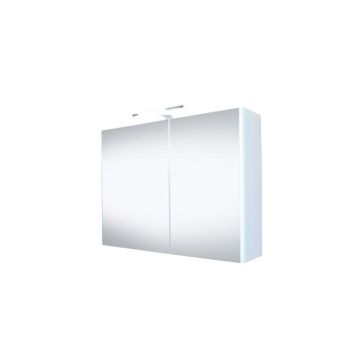 Best Design Happy spiegelkast met verlichting 80x60cm wit