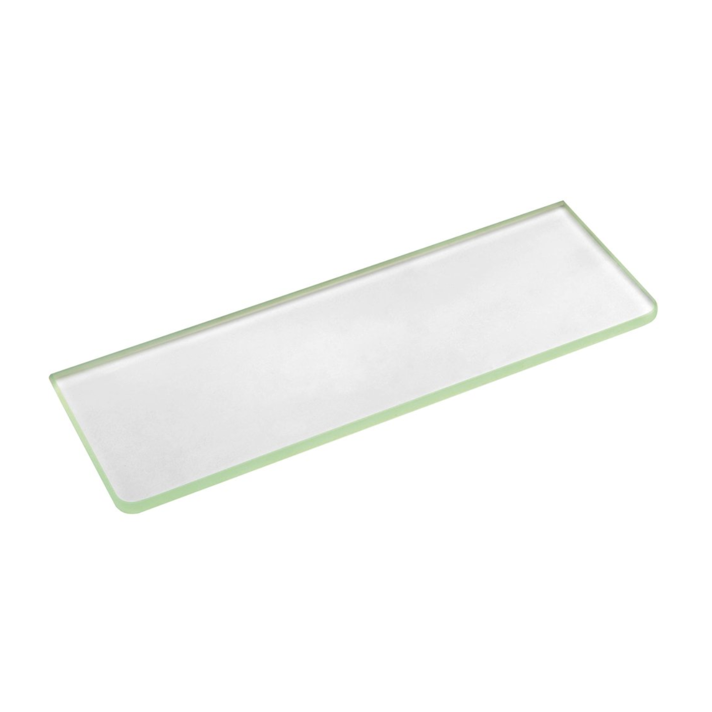 Sapho circle glazen planchet mat glas 30x10 cm zonder ophangbeugel