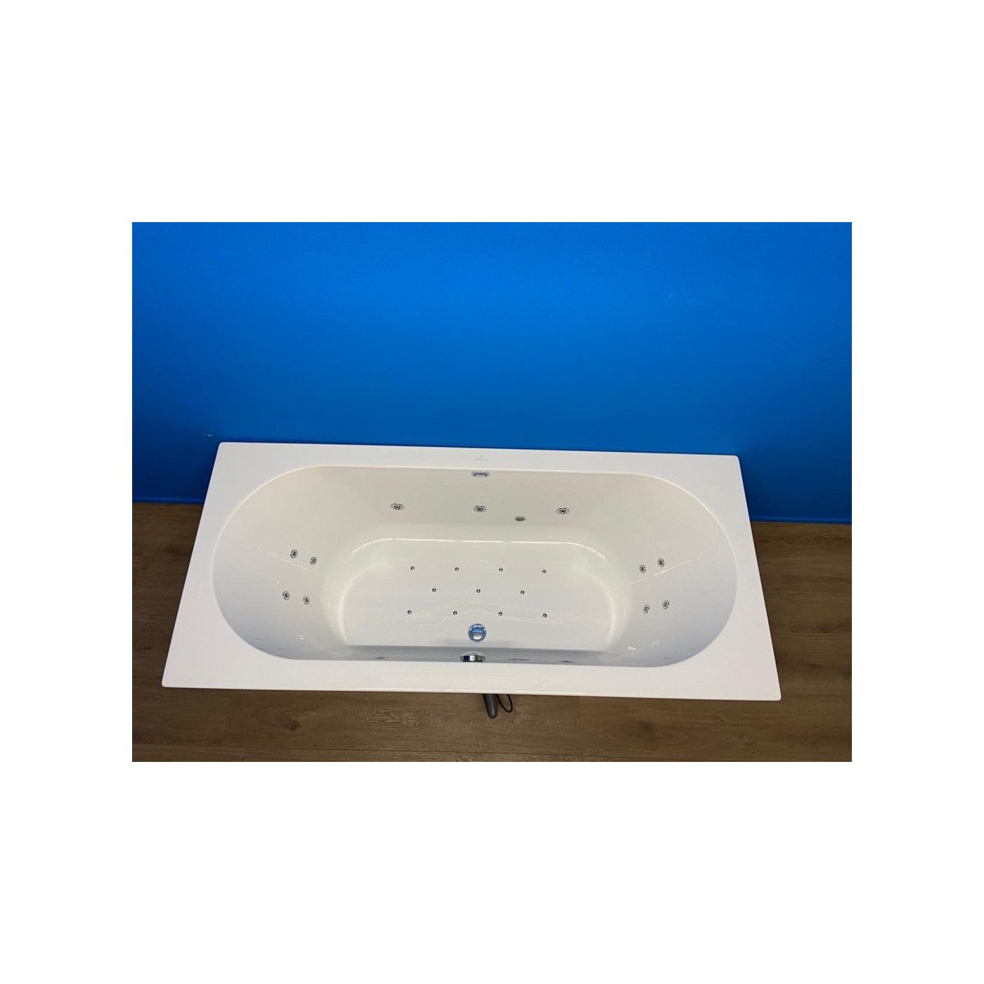 Villeroy & Boch O.Novo bubbelbad met Premium systeem 180x80 wit