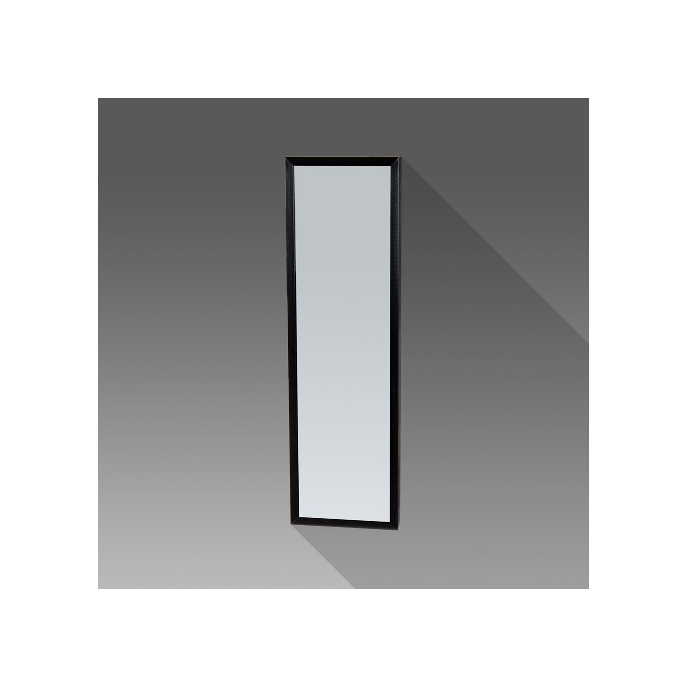 Tapo Silhouette 25 mat zwarte spiegel 25x80cm
