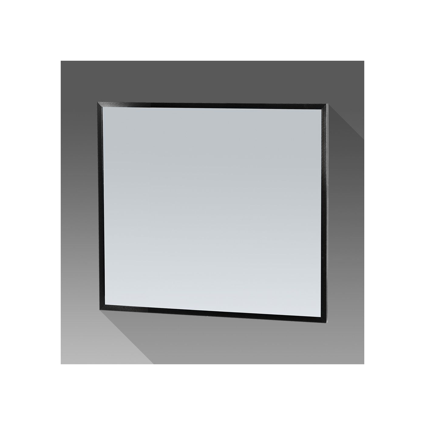 Tapo Silhouette 80 mat zwarte spiegel 80x70cm