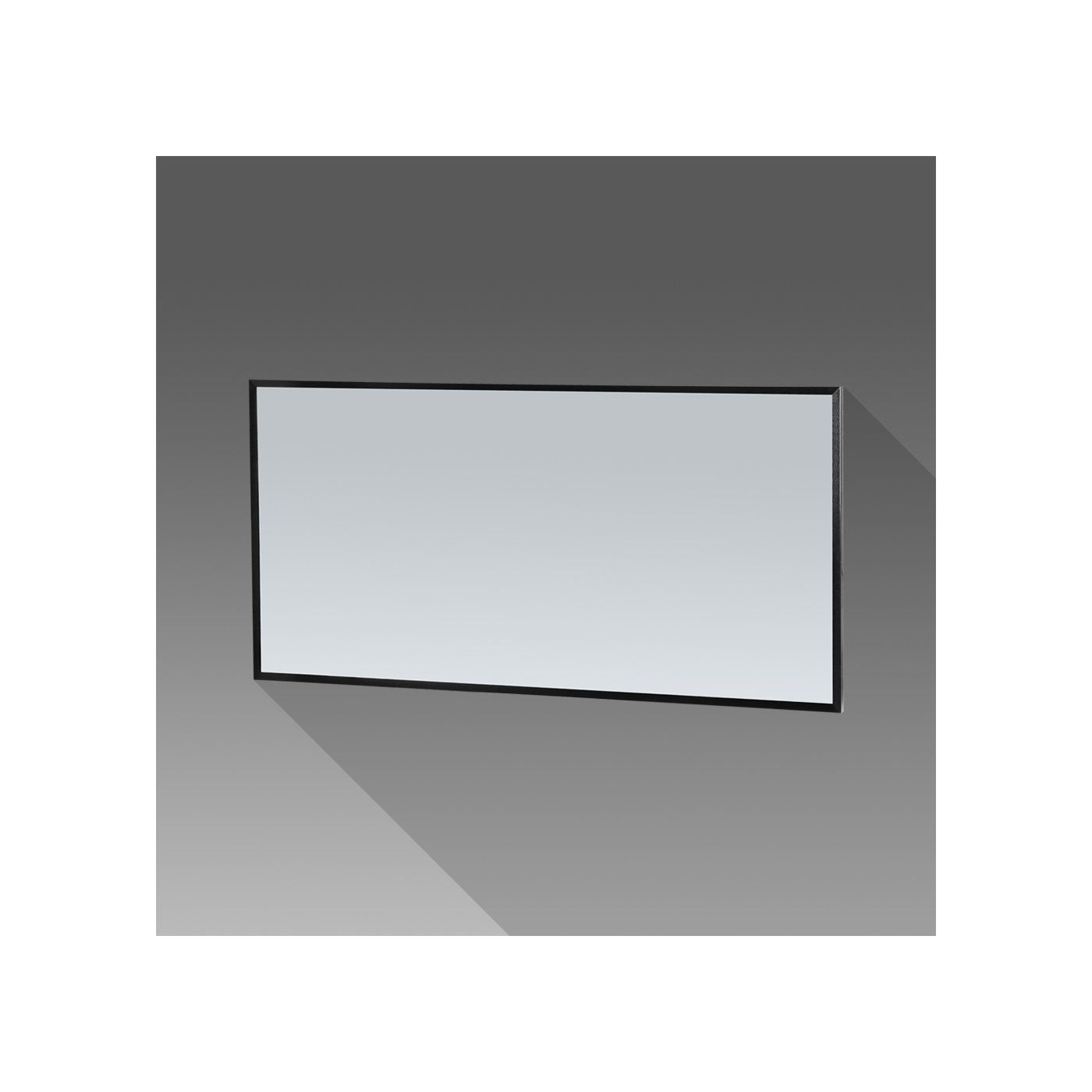 Tapo Silhouette 140 mat zwarte spiegel 140x70cm