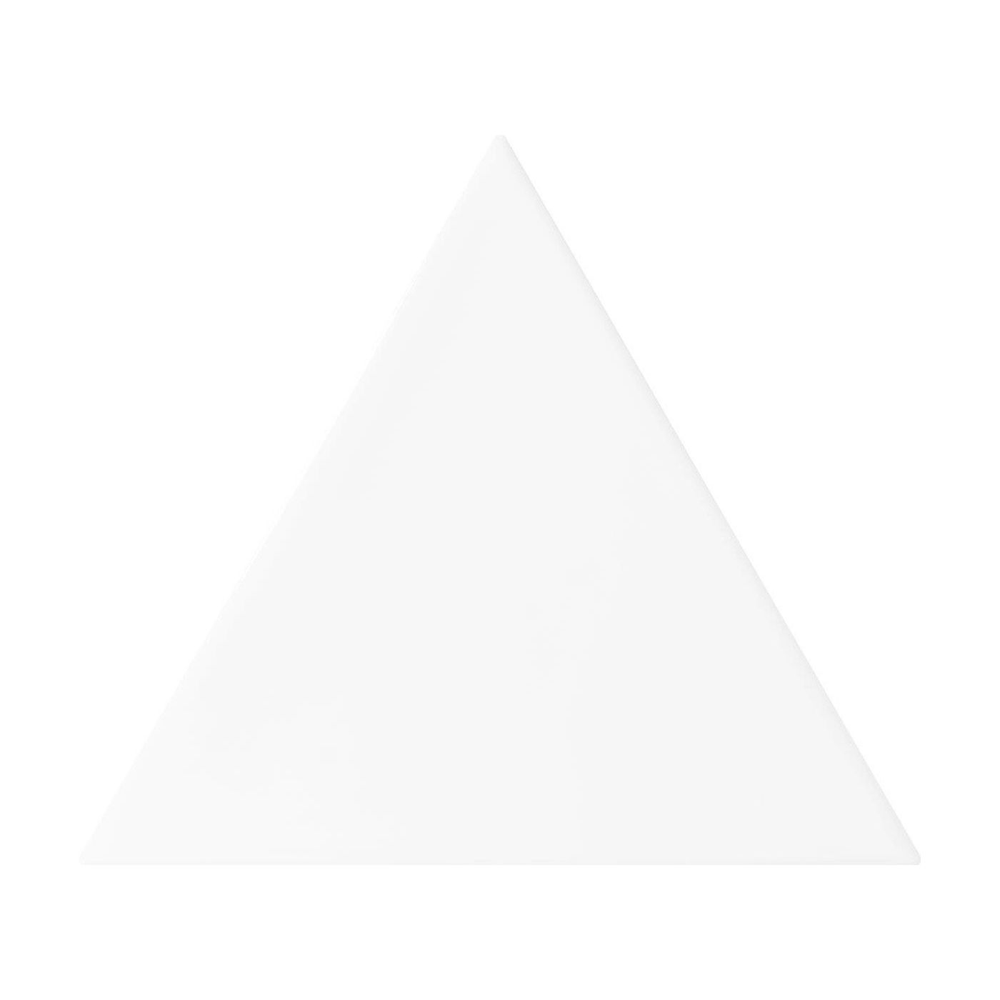 Quintessenza 3LATI driehoek tegel 13,2x11,4 Bianco Lucido