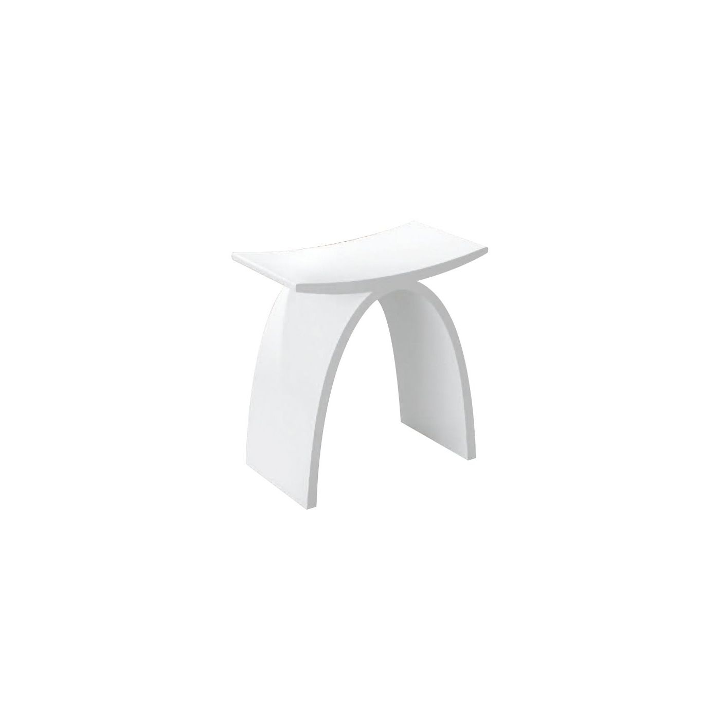 Best Design Solid stoel Lucky mat wit