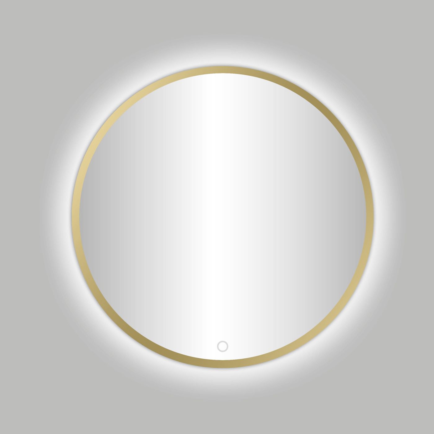 Best Design Nancy Venetië ronde spiegel inclusief LED verlichting Ø 100 cm goud