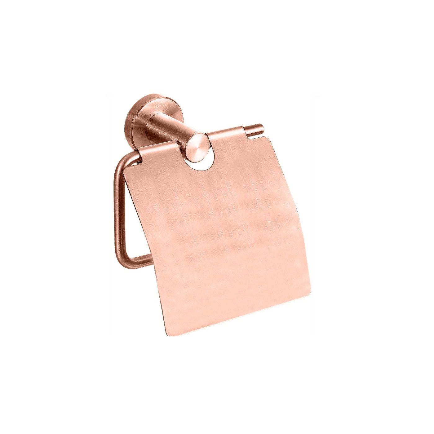 Best Design Lyon toiletrolhouder met klep rosé mat goud