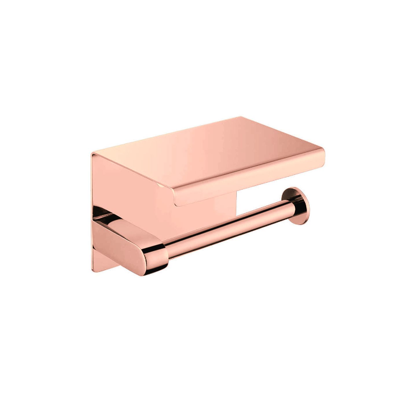 Best Design Lyon Phone toiletrolhouder mat rosé goud