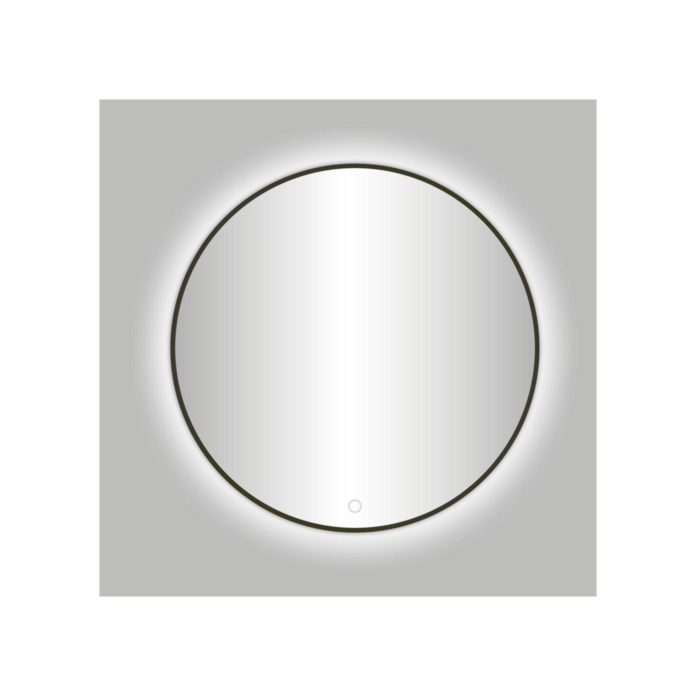 Best Design Moya Venetië ronde spiegel met LED 100 gunmetal