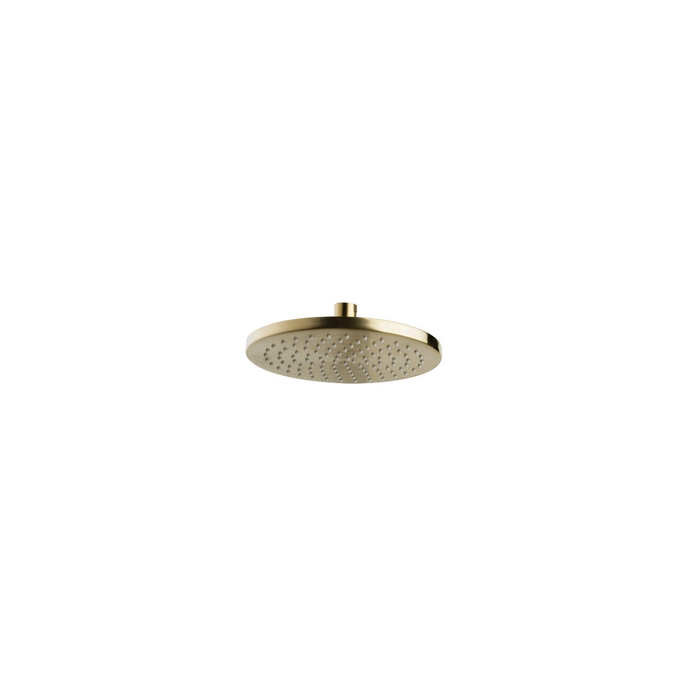 Wiesbaden Caral hoofddouche rond 20 x 1,2 cm geborsteld messing