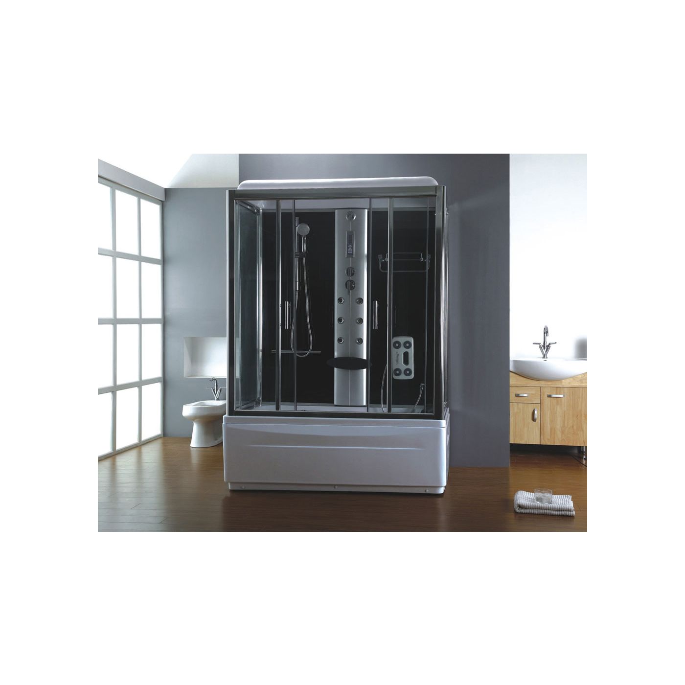 Xellanz Paris bad/douche 170x90 h 220 cm veiligheidsglas 5 mm