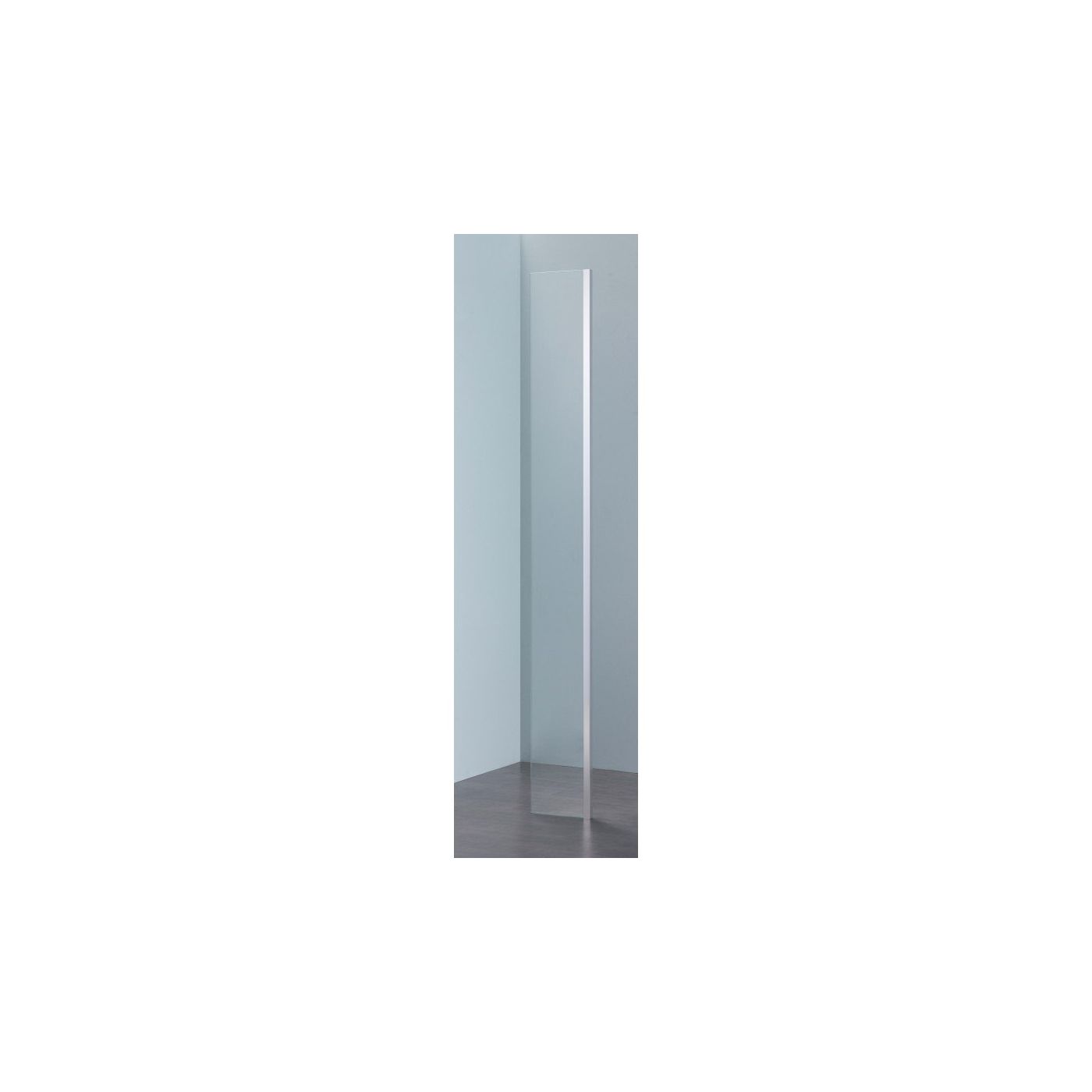 Neuer Free Mix Hoekdeel 25x200 cm Chroom-Helder Glas