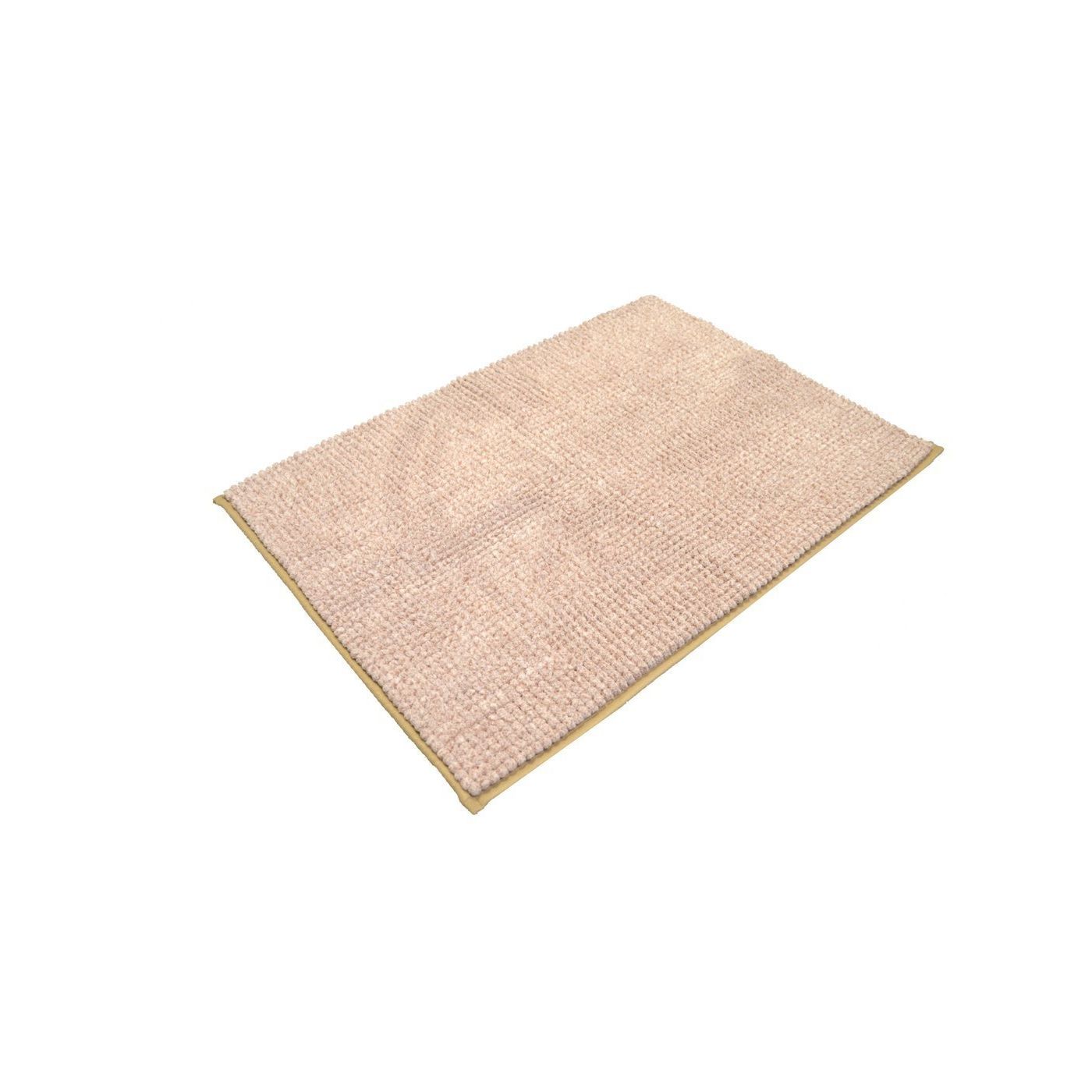 Antislip badmat 50x70cm 100% polyester beige