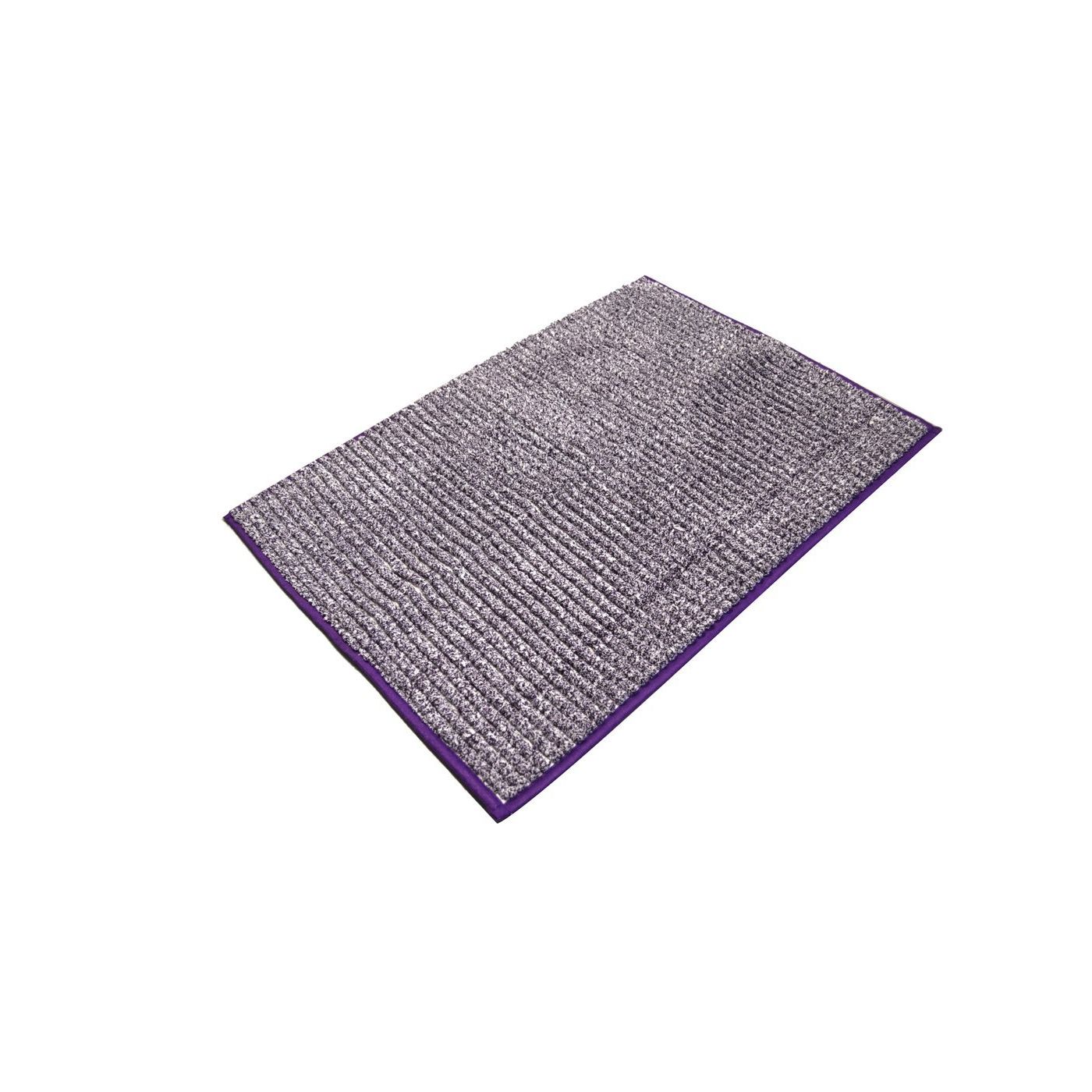 Antislip badmat 50x70cm 100% polyester paars