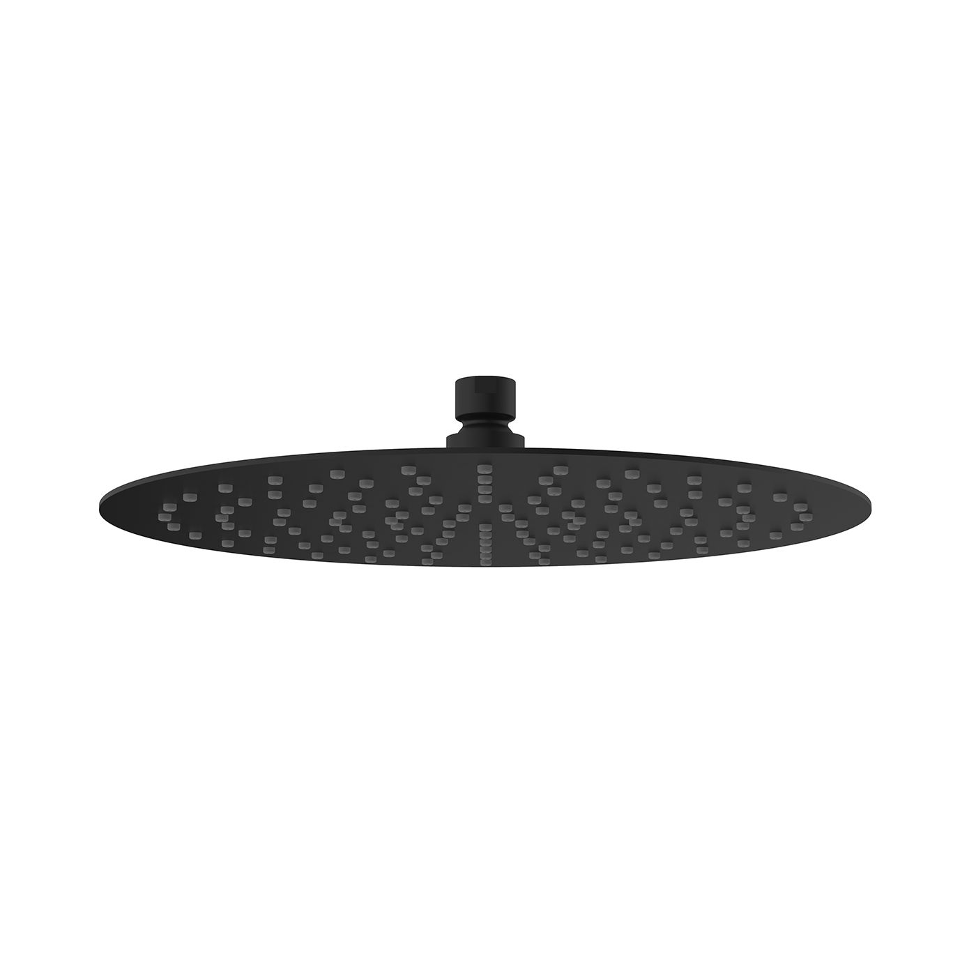 Wiesbaden Ufo hoofddouche rond 30 cm mat zwart