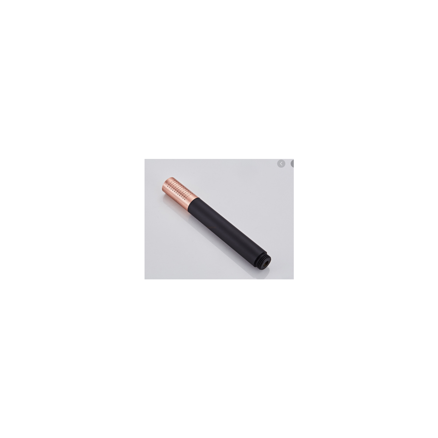 Saniclear Copper Pro staaf handdouche koper zwart zonder doucheslang
