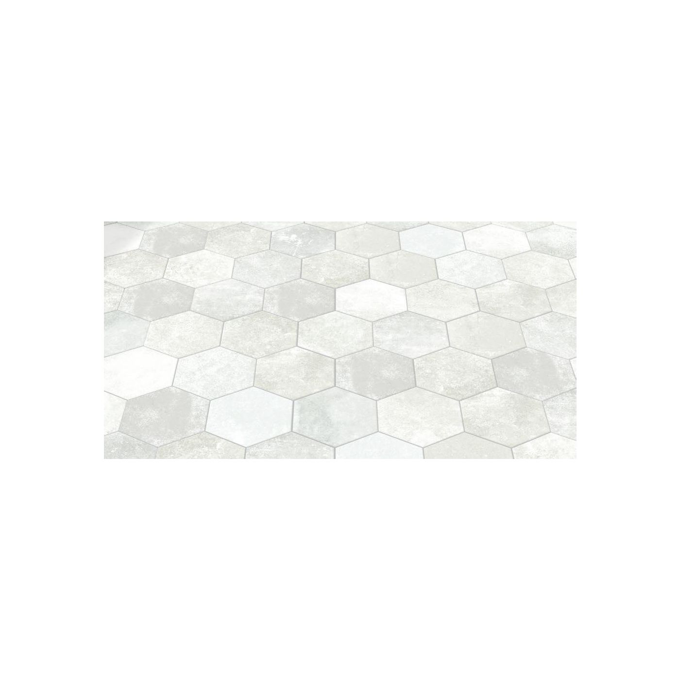 Dateg Pompeia hexagon tegel 20x24 blanco