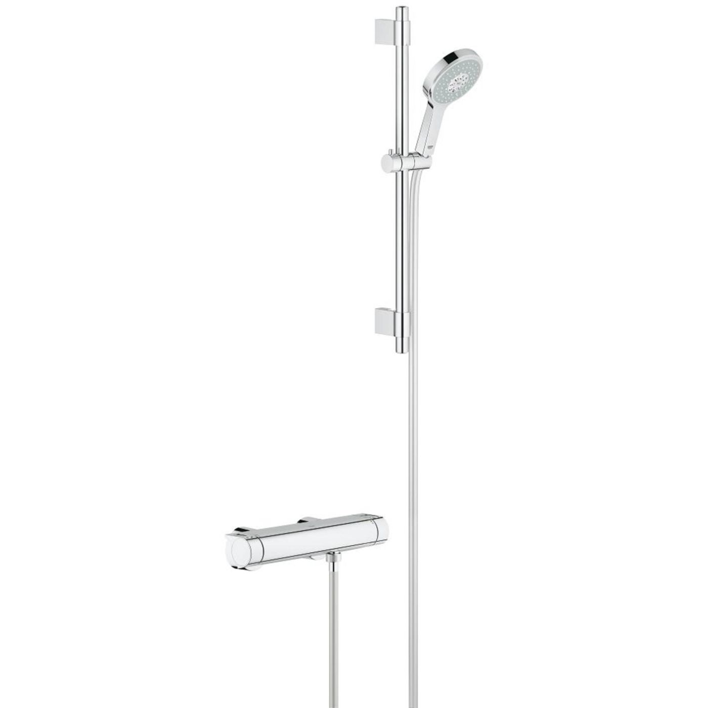 Grohe Grohtherm 2000 New douchethermostaat 15 cm (met perfect showerset Power & Soul) chroom