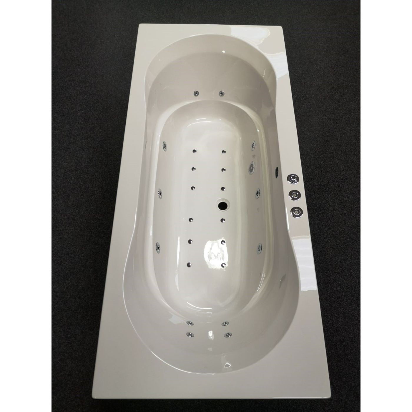 Xenz Martinique bubbelbad met Koller WP3 systeem 180x80 wit